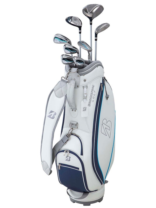 Bridgestone BG-100L Ladies' Set of 8 with Caddy Bag (Navy)